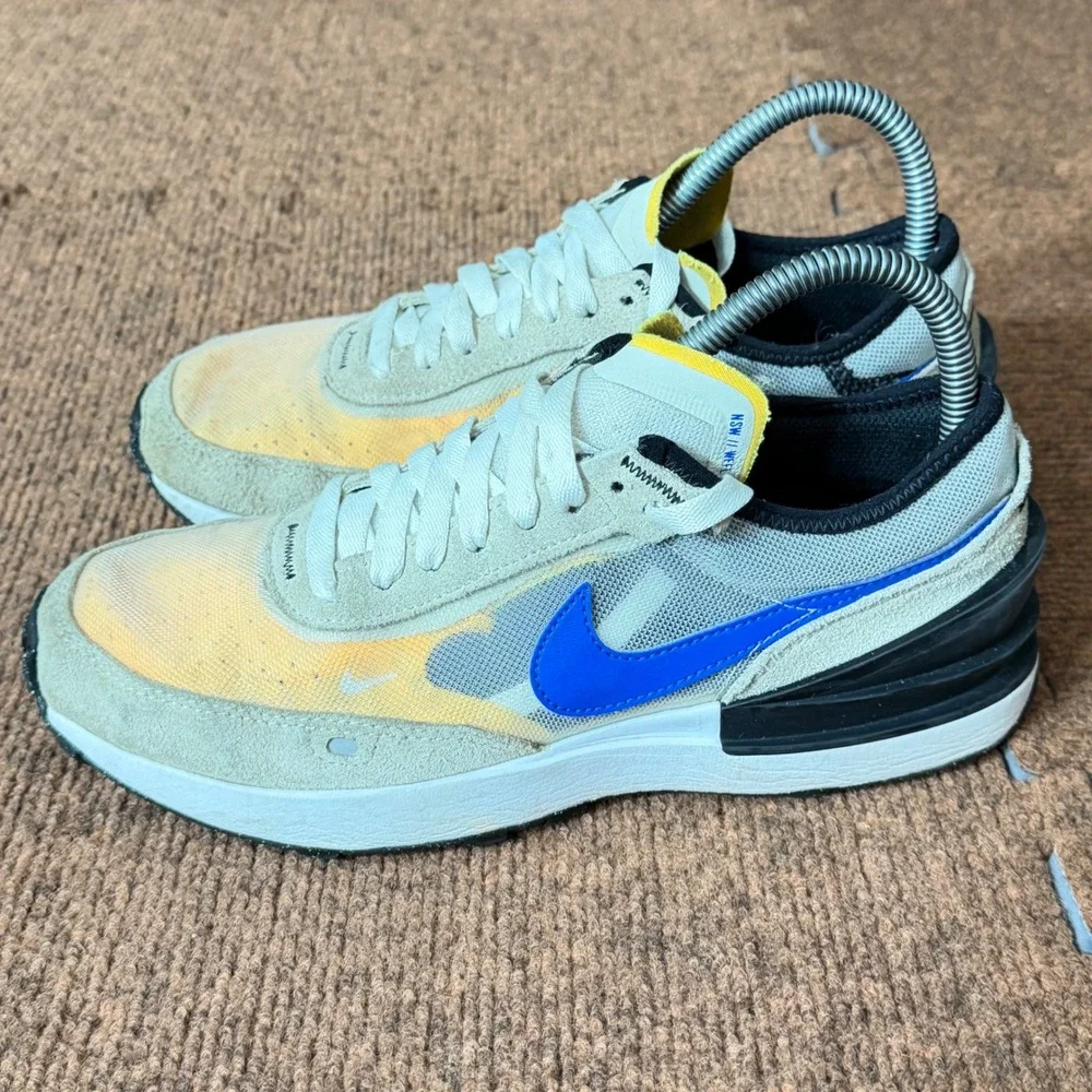 Nike Waffle One GS Summit White University Yellow DC0481-009 Mens 4.5‎ Womens 6